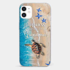 This Love Is As Vast And Deep As The Ocean - Family Personalized Custom 3D Inflated Effect Clear Phone Case - Gift For Mom, Grandma