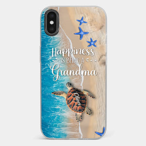 This Love Is As Vast And Deep As The Ocean - Family Personalized Custom 3D Inflated Effect Clear Phone Case - Gift For Mom, Grandma