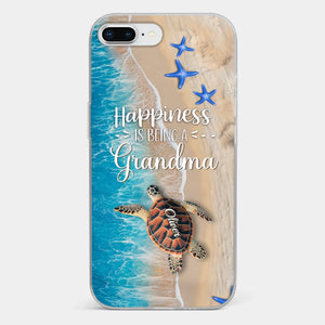 This Love Is As Vast And Deep As The Ocean - Family Personalized Custom 3D Inflated Effect Clear Phone Case - Gift For Mom, Grandma