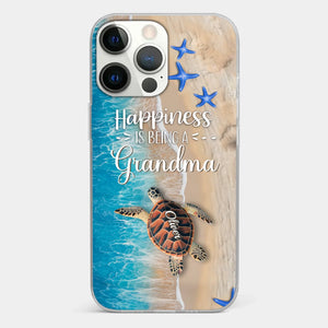 This Love Is As Vast And Deep As The Ocean - Family Personalized Custom 3D Inflated Effect Clear Phone Case - Gift For Mom, Grandma