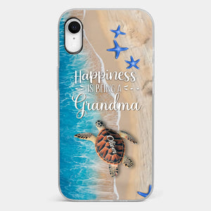 This Love Is As Vast And Deep As The Ocean - Family Personalized Custom 3D Inflated Effect Clear Phone Case - Gift For Mom, Grandma