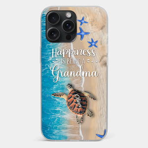 This Love Is As Vast And Deep As The Ocean - Family Personalized Custom 3D Inflated Effect Clear Phone Case - Gift For Mom, Grandma