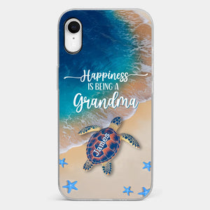 Grandma's Love Is The Vine That Connects Generations - Family Personalized Custom 3D Inflated Effect Printed Clear Phone Case - Gift For Mom, Grandma