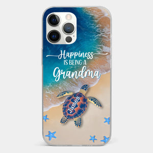 Grandma's Love Is The Vine That Connects Generations - Family Personalized Custom 3D Inflated Effect Printed Clear Phone Case - Gift For Mom, Grandma