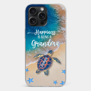 Grandma's Love Is The Vine That Connects Generations - Family Personalized Custom 3D Inflated Effect Printed Clear Phone Case - Gift For Mom, Grandma