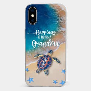 Grandma's Love Is The Vine That Connects Generations - Family Personalized Custom 3D Inflated Effect Printed Clear Phone Case - Gift For Mom, Grandma