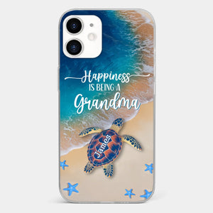 Grandma's Love Is The Vine That Connects Generations - Family Personalized Custom 3D Inflated Effect Printed Clear Phone Case - Gift For Mom, Grandma