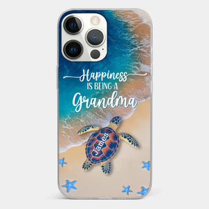 Grandma's Love Is The Vine That Connects Generations - Family Personalized Custom 3D Inflated Effect Printed Clear Phone Case - Gift For Mom, Grandma