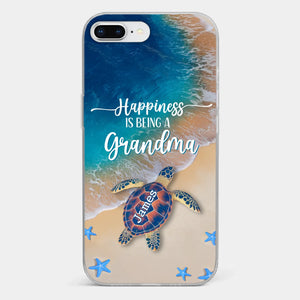 Grandma's Love Is The Vine That Connects Generations - Family Personalized Custom 3D Inflated Effect Printed Clear Phone Case - Gift For Mom, Grandma