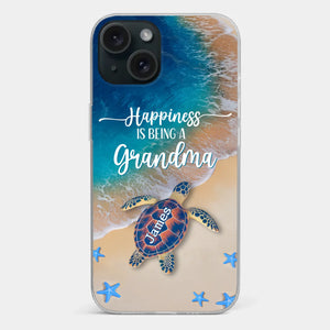 Grandma's Love Is The Vine That Connects Generations - Family Personalized Custom 3D Inflated Effect Printed Clear Phone Case - Gift For Mom, Grandma