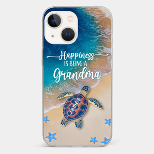 Grandma's Love Is The Vine That Connects Generations - Family Personalized Custom 3D Inflated Effect Printed Clear Phone Case - Gift For Mom, Grandma