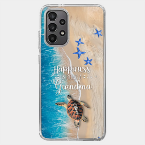 This Love Is As Vast And Deep As The Ocean - Family Personalized Custom 3D Inflated Effect Clear Phone Case - Gift For Mom, Grandma