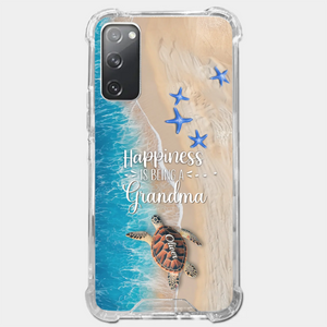 This Love Is As Vast And Deep As The Ocean - Family Personalized Custom 3D Inflated Effect Clear Phone Case - Gift For Mom, Grandma