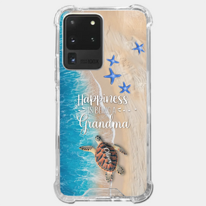 This Love Is As Vast And Deep As The Ocean - Family Personalized Custom 3D Inflated Effect Clear Phone Case - Gift For Mom, Grandma