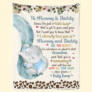 I Already Love You So - Family Personalized Custom Blanket - Baby Shower Gift, Gift For First Mom