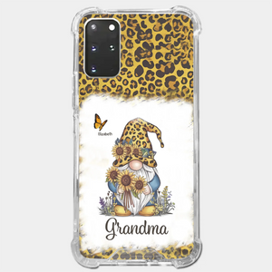 A Gnome’s Wisdom, A Grandma’s Heart - Family Personalized Custom Clear Phone Case - Gift For Mom, Grandma