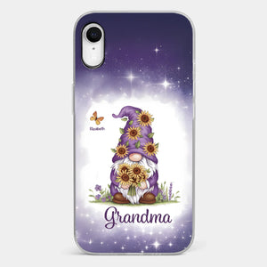 Love Grows Best In Grandma’s Arms - Family Personalized Custom Clear Phone Case - Gift For Mom, Grandma