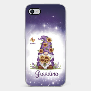 Love Grows Best In Grandma’s Arms - Family Personalized Custom Clear Phone Case - Gift For Mom, Grandma