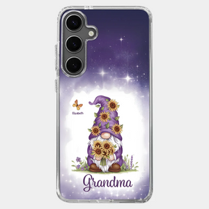 Love Grows Best In Grandma’s Arms - Family Personalized Custom Clear Phone Case - Gift For Mom, Grandma