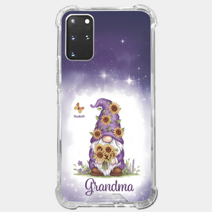 Love Grows Best In Grandma’s Arms - Family Personalized Custom Clear Phone Case - Gift For Mom, Grandma