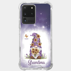 Love Grows Best In Grandma’s Arms - Family Personalized Custom Clear Phone Case - Gift For Mom, Grandma