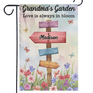 A Mother’s Love Is Endless - Family Personalized Custom Flag - Mother's Day, Gift For Mom, Grandma