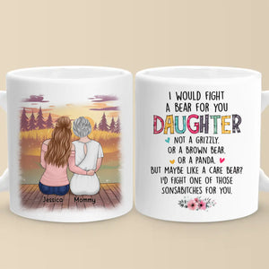 A Bond Built On Laughter, Love - Family Personalized Custom Mug - Gift For Mom, Daughter