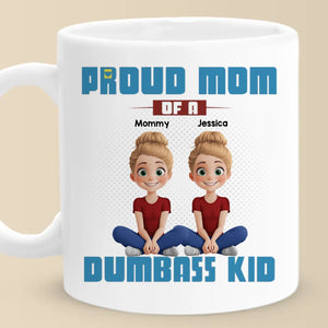 Everything I Am, I Owe To My Mom - Family Personalized Custom Mug - Gift For Mom