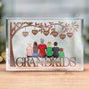 Grandkids Fill Life With Love And Laughter - Family Personalized Custom Rectangle Shaped Acrylic Plaque - Gift For Mom, Grandma