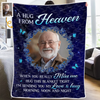 Custom Photo Blanket - Personalized Christmas Memorial Sympathy Gifts For Loss Of Mom, Dad - Love Never Ends, Only Grows Stronger