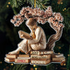 Custom Acrylic Ornament - Personalized Christmas Bookish Gifts For Book Lovers, Bookworms, Readers - Serenity In Every Page