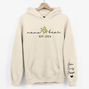 To Me, You’re Everything - Family Personalized Custom Unisex Sweatshirt, Hoodie With Design On Sleeve - Mother's Day, Gift For Mom, Grandma